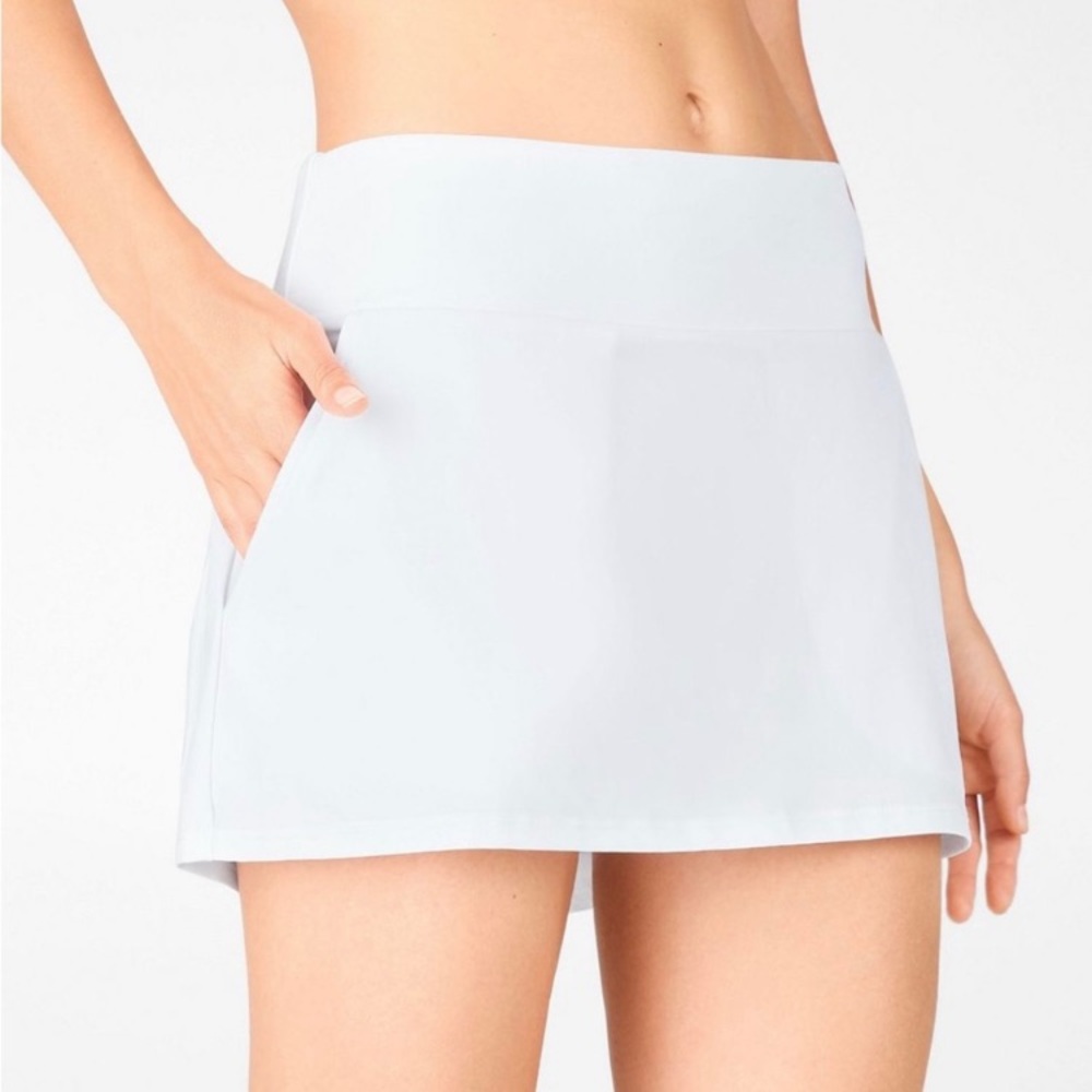 White Skort